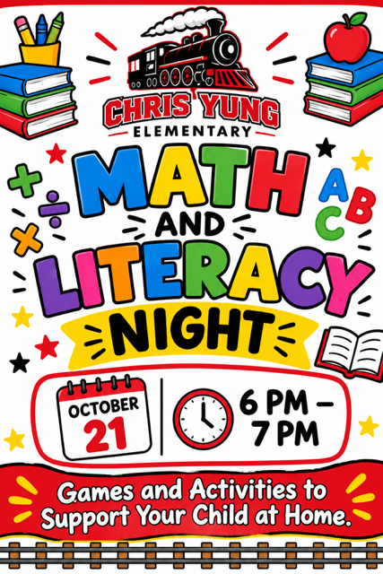 Math & Literacy Night Banner